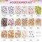 10800 Pieces Clay Beads for Bracelet Making Kit, 108 Colors Polymer Heishi Beads for Girls 8-12, Letter Beads for Jewelry Making Kit, for Preppy, Gifts, Crafts
